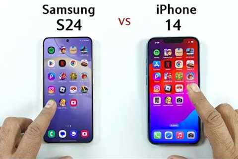 Samsung S24 vs iPhone 14 | SPEED TEST