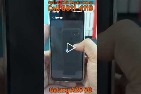 You can use the power button for other things! [SAMSUNG GALAXY A25 5G] | Sydney CBD Repair Centre