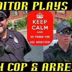 Frauditor Plays FAFO Game With Wrong Cop & Arrested!