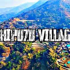 Aerial View of Thipüzu Village | Drone shot | Phek | NAGALAND