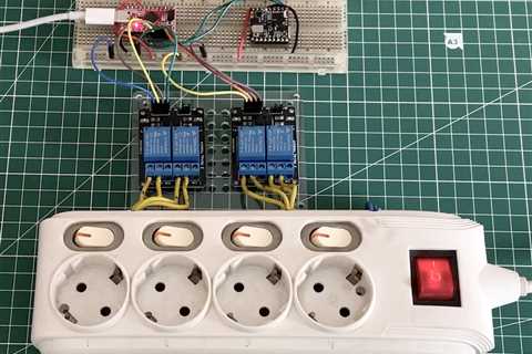 Controlling a power strip with a keyword spotting model and the Nicla Voice