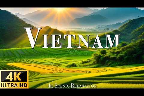 Vietnam Scenic Relaxation Film 4K - Peaceful Relaxing Music - Nature 4k Video Ultra HD