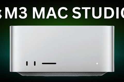 RIP Gaming PCs? M3 Mac Studio Announced!