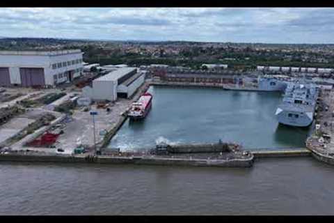 E85 |  Aerial drone views of  Rock Ferry Beach - Wirral | Exploring the Mersey | #drone