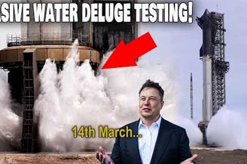 SpaceX Did it: Massive Water Deluge test & S28B10 final stack! FAA Timeline...