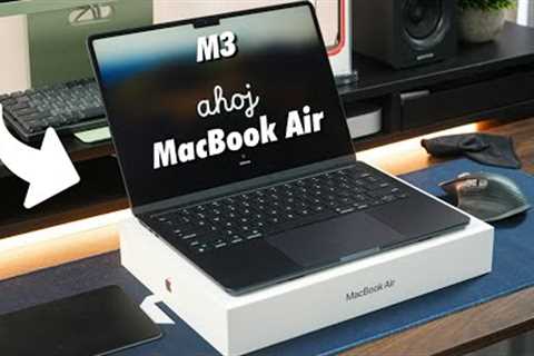 13 M3 Midnight MacBook Air Unboxing & First Impressions!