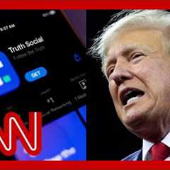 See how Trump defended Truth Social after stock price plummeted