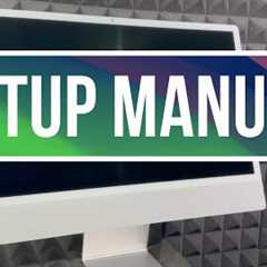 iMac M3 Setup Manual Guide for Beginners | First Time Users