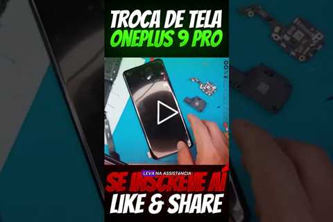 Meu Celular Quebrou! Manchas na tela do Celular! Saiba como Resolve com Troca de Tela Oneplus 9 Pro