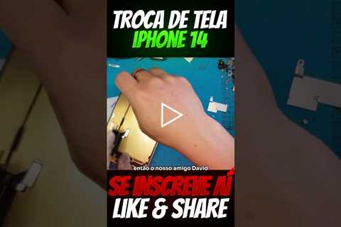 meu iphone 14 desligou e nao liga mais | Tela Quebrada | Troca de Tela iPhone 14