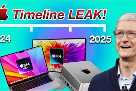 M4 MacBooks Release Date - M4 LAUNCH TIMELINE LEAKED!