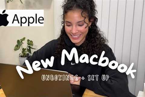 M3 MACBOOK PRO UNBOXING + SET UP!