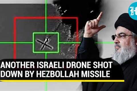 Iran-linked Hezbollah''s Missile Fury Destroys Israeli Hermes 450 Drone; IDF Admits | Watch