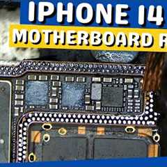 How to Reball an iPhone 14 Logic Board Sandwich - Microsoldering & Motherboard Repair