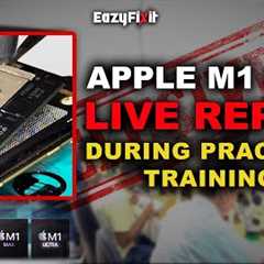 Apple M1 CPU live repair during practical lecture !!!