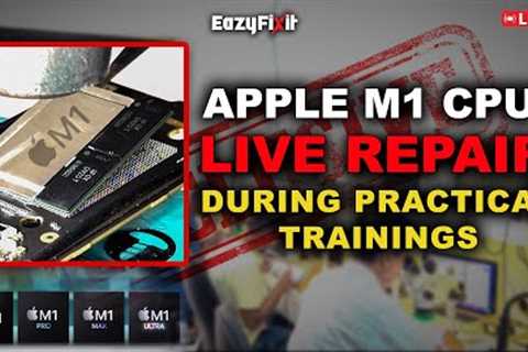 Apple M1 CPU live repair during practical lecture !!!