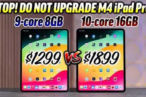 8GB vs 16GB M4 iPad Pro: Is the 10-core CPU Worth $600?!