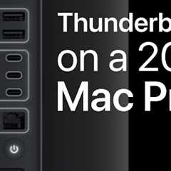 2013 Mac Pro: Using Thunderbolt 3 and USB-C