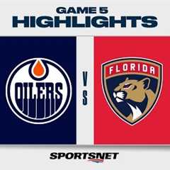 Stanley Cup Final Game 5 Highlights | Panthers vs. Oilers - June 18, 2024