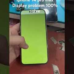 iphone 14 pro max green display #iphone #smartphone #iphonerepairing