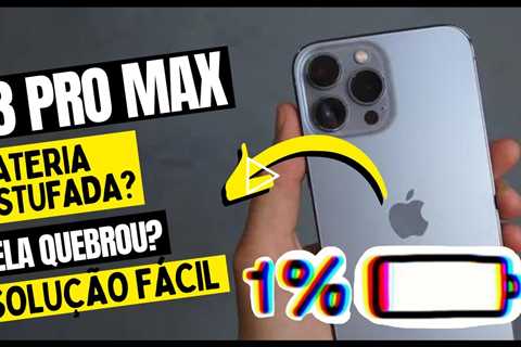 ALERTA! iPhone 13 Pro Max: Bateria inchada e tela quebrada! O que fazer?