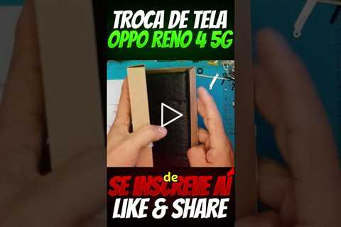 RESTAURAÇÃO DE UM INCRÍVEL CELULAR! PARECE MENTIRA! TROCA DE TELA OPPO RENO 4 5G