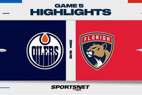 Stanley Cup Final Game 5 Highlights | Panthers vs. Oilers - June 18, 2024