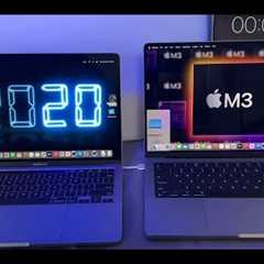 2024  Macbook Pro 13 M3 vs  2020 Macbook pro 13 i7  performance Comparison