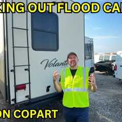 HOUSTON COPART FLOOD CAMPER WALKAROUND