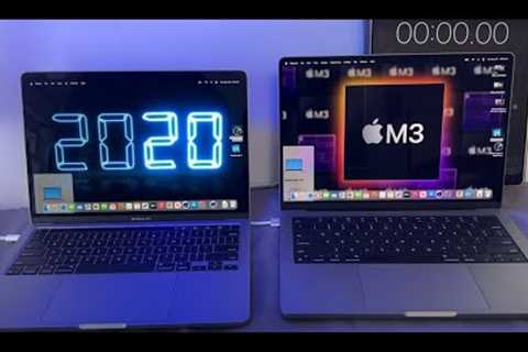 2024  Macbook Pro 13 M3 vs  2020 Macbook pro 13 i7  performance Comparison