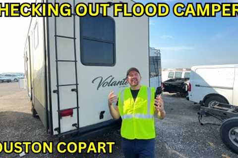 HOUSTON COPART FLOOD CAMPER WALKAROUND