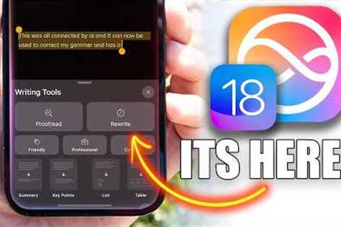 iOS 18.1 NEW Beta - Apple Added Ai For YOUR iPhone