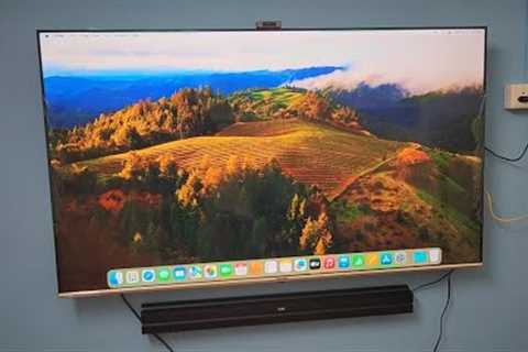 🔥Thomson TV + Apple Mac Mini setup | M2 Chip | 65 inch TV as a Monitor for Mac | 🔥