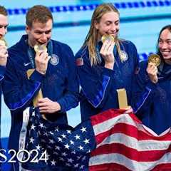 Team USA GETS THE JOB DONE in 4x100 mixed relay behind world record effort | Paris Olympics