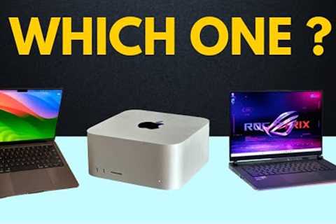 MacBook Pro M3 Pro vs Mac Studio M2 Max vs ROG Strix Scar 16: Which to Buy in 2024 ?