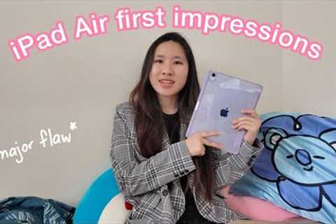 NEW iPad Air 2024 Review After 1 Month *major flaw* | Apple Pencil Pro + iPad Air 6 M2