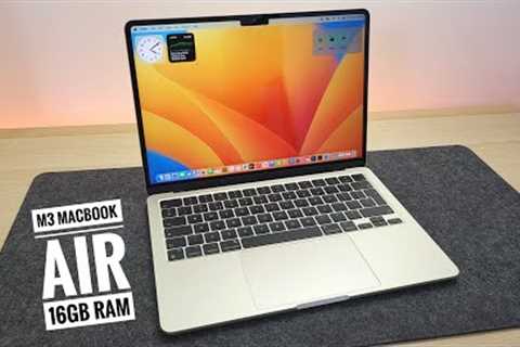 M3 MacBook Air 16GB RAM - Do you need the RAM upgrade?