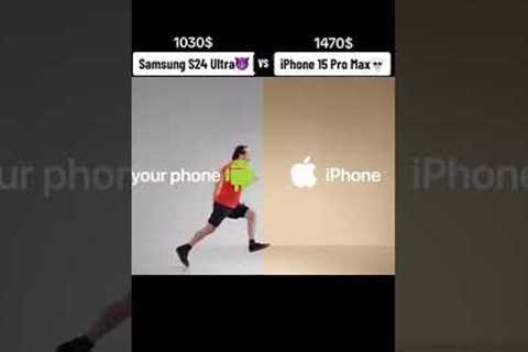 samsung s24 ultra VS iphone 15 pro max🚨🔥