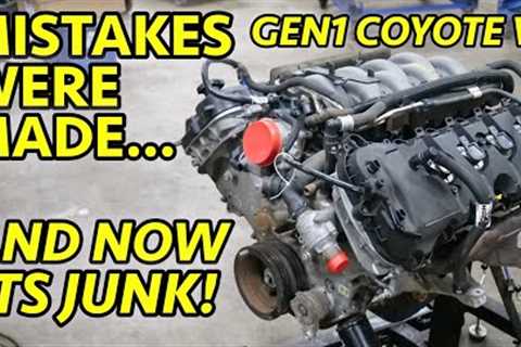 SOMEONE SCREWED UP! This Ford Mustang 5.0 Coyote Engine WAS Nice. Full Teardown Reveals $$$ BLUNDER