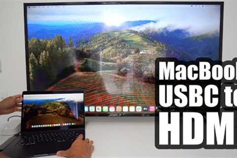 How to Connect MacBook Air M3 to ANY TV or Monitor | USB C to HDMI