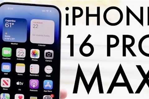 iPhone 16 Pro Max: 5 NEW Features!