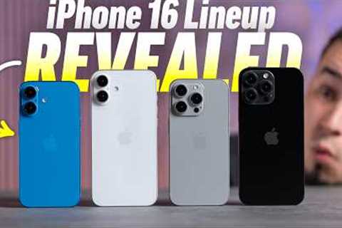 iPhone 16 Lineup REVEALED - Every New Feature & Change!