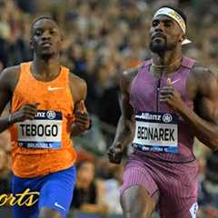 Kenny Bednarek edges Letsile Tebogo to win 200m title at Diamond League Finals | NBC Sports