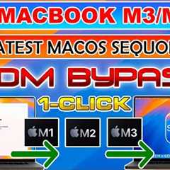 💻😍 New MacOS Sequoia MDM Bypass on Macbook Pro/Air M3/M2/M1|Fix Remote Device Management Lock..