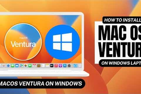 How to Install macOS Ventura on any Laptop: Opencore Hackintosh