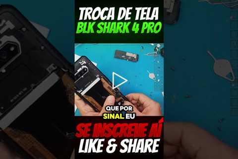 Melhor Smartphone GAMER! Troca de Tela Xiaomi Black Shark 4 Pro