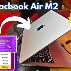 MacBook air M2🔥- silver😍| unboxing| from Flipkart’s Big Billion Day sale