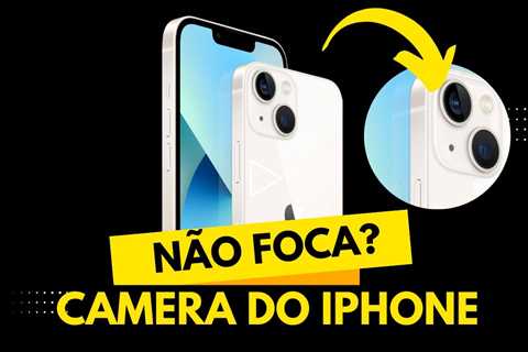 Câmera do iPhone Tremendo? Troca de Câmera  iPhone 13 Mini