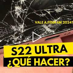 ¡Cómo solucionar el problema celular con la pantalla rota! Reemplazo de pantalla Samsung S22 Ultra