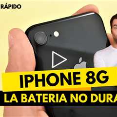 ¿El iPhone 8 se descarga rápido? ¡Descubre lo que está pasando!